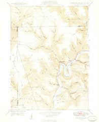 Hammersley Fork Pennsylvania Historical topographic map, 1:24000 scale, 7.5 X 7.5 Minute, Year 1948