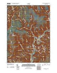 Hammersley Fork Pennsylvania Historical topographic map, 1:24000 scale, 7.5 X 7.5 Minute, Year 2010