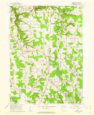Hammett Pennsylvania Historical topographic map, 1:24000 scale, 7.5 X 7.5 Minute, Year 1960