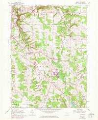Hammett Pennsylvania Historical topographic map, 1:24000 scale, 7.5 X 7.5 Minute, Year 1960