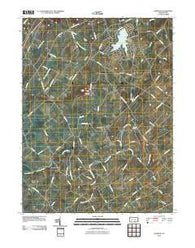 Hampton Pennsylvania Historical topographic map, 1:24000 scale, 7.5 X 7.5 Minute, Year 2010