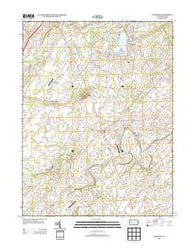 Hampton Pennsylvania Historical topographic map, 1:24000 scale, 7.5 X 7.5 Minute, Year 2013