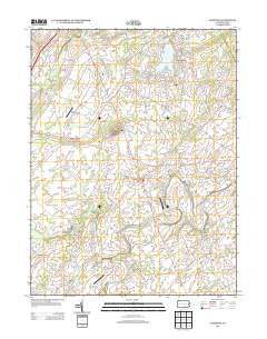 Hampton Pennsylvania Historical topographic map, 1:24000 scale, 7.5 X 7.5 Minute, Year 2013