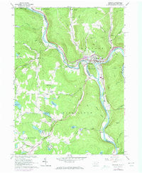 Hancock New York Historical topographic map, 1:24000 scale, 7.5 X 7.5 Minute, Year 1965