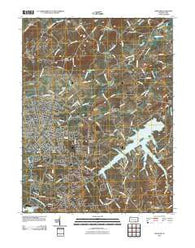 Hanover Pennsylvania Historical topographic map, 1:24000 scale, 7.5 X 7.5 Minute, Year 2010
