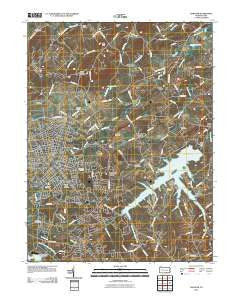 Hanover Pennsylvania Historical topographic map, 1:24000 scale, 7.5 X 7.5 Minute, Year 2010