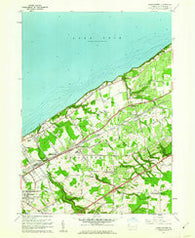 Harborcreek Pennsylvania Historical topographic map, 1:24000 scale, 7.5 X 7.5 Minute, Year 1960