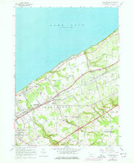 Harborcreek Pennsylvania Historical topographic map, 1:24000 scale, 7.5 X 7.5 Minute, Year 1960