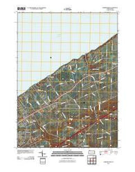 Harborcreek Pennsylvania Historical topographic map, 1:24000 scale, 7.5 X 7.5 Minute, Year 2010