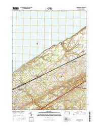 Harborcreek Pennsylvania Current topographic map, 1:24000 scale, 7.5 X 7.5 Minute, Year 2016