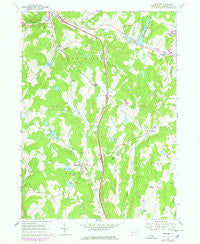 Harford Pennsylvania Historical topographic map, 1:24000 scale, 7.5 X 7.5 Minute, Year 1968