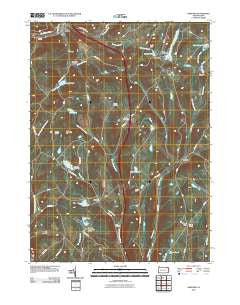 Harford Pennsylvania Historical topographic map, 1:24000 scale, 7.5 X 7.5 Minute, Year 2010