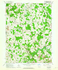 Harlansburg Pennsylvania Historical topographic map, 1:24000 scale, 7.5 X 7.5 Minute, Year 1961