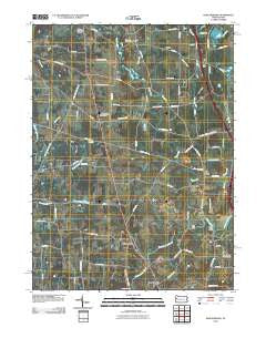 Harlansburg Pennsylvania Historical topographic map, 1:24000 scale, 7.5 X 7.5 Minute, Year 2010