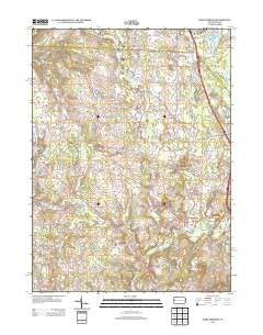 Harlansburg Pennsylvania Historical topographic map, 1:24000 scale, 7.5 X 7.5 Minute, Year 2013