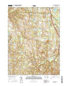 Harlansburg Pennsylvania Current topographic map, 1:24000 scale, 7.5 X 7.5 Minute, Year 2016