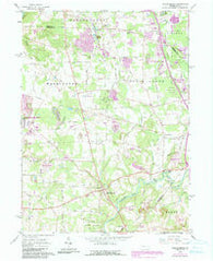 Harlansburg Pennsylvania Historical topographic map, 1:24000 scale, 7.5 X 7.5 Minute, Year 1961