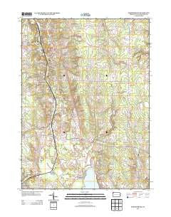 Harmonsburg Pennsylvania Historical topographic map, 1:24000 scale, 7.5 X 7.5 Minute, Year 2013