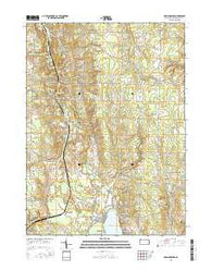 Harmonsburg Pennsylvania Current topographic map, 1:24000 scale, 7.5 X 7.5 Minute, Year 2016