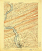 Harrisburg Pennsylvania Historical topographic map, 1:62500 scale, 15 X 15 Minute, Year 1899