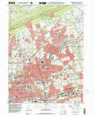 Harrisburg East Pennsylvania Historical topographic map, 1:24000 scale, 7.5 X 7.5 Minute, Year 1993