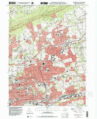 Harrisburg East Pennsylvania Historical topographic map, 1:24000 scale, 7.5 X 7.5 Minute, Year 1993