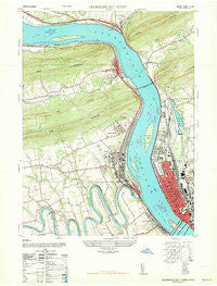 Harrisburg West Pennsylvania Historical topographic map, 1:24000 scale, 7.5 X 7.5 Minute, Year 1963