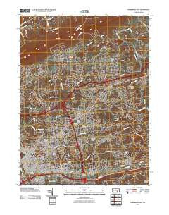 Harrisburg East Pennsylvania Historical topographic map, 1:24000 scale, 7.5 X 7.5 Minute, Year 2010