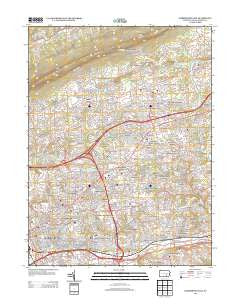 Harrisburg East Pennsylvania Historical topographic map, 1:24000 scale, 7.5 X 7.5 Minute, Year 2013