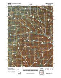 Harrison Valley Pennsylvania Historical topographic map, 1:24000 scale, 7.5 X 7.5 Minute, Year 2010