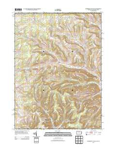 Harrison Valley Pennsylvania Historical topographic map, 1:24000 scale, 7.5 X 7.5 Minute, Year 2013