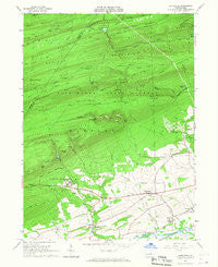 Hartleton Pennsylvania Historical topographic map, 1:24000 scale, 7.5 X 7.5 Minute, Year 1965