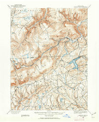 Harveys Lake Pennsylvania Historical topographic map, 1:62500 scale, 15 X 15 Minute, Year 1891