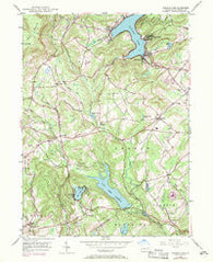 Harveys Lake Pennsylvania Historical topographic map, 1:24000 scale, 7.5 X 7.5 Minute, Year 1946