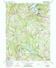 Harveys Lake Pennsylvania Historical topographic map, 1:24000 scale, 7.5 X 7.5 Minute, Year 1946