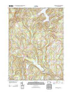 Harveys Lake Pennsylvania Historical topographic map, 1:24000 scale, 7.5 X 7.5 Minute, Year 2013