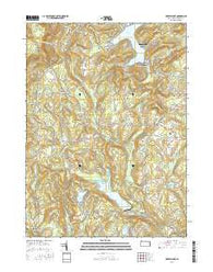 Harveys Lake Pennsylvania Current topographic map, 1:24000 scale, 7.5 X 7.5 Minute, Year 2016