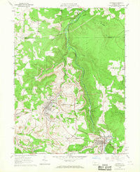 Hastings Pennsylvania Historical topographic map, 1:24000 scale, 7.5 X 7.5 Minute, Year 1961