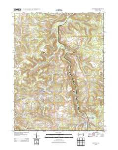 Hastings Pennsylvania Historical topographic map, 1:24000 scale, 7.5 X 7.5 Minute, Year 2013