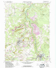 Hastings Pennsylvania Historical topographic map, 1:24000 scale, 7.5 X 7.5 Minute, Year 1961