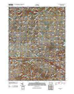 Hatboro Pennsylvania Historical topographic map, 1:24000 scale, 7.5 X 7.5 Minute, Year 2010