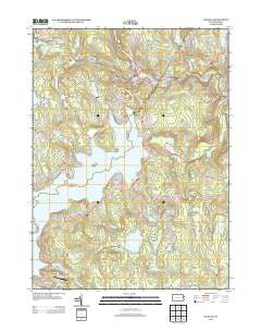 Hawley Pennsylvania Historical topographic map, 1:24000 scale, 7.5 X 7.5 Minute, Year 2013
