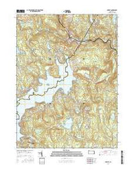 Hawley Pennsylvania Current topographic map, 1:24000 scale, 7.5 X 7.5 Minute, Year 2016