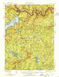 Hawley Pennsylvania Historical topographic map, 1:62500 scale, 15 X 15 Minute, Year 1935