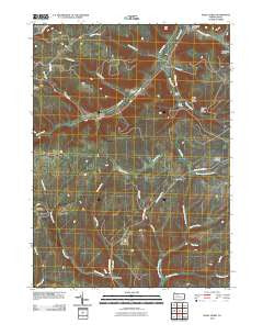 Hazel Hurst Pennsylvania Historical topographic map, 1:24000 scale, 7.5 X 7.5 Minute, Year 2010