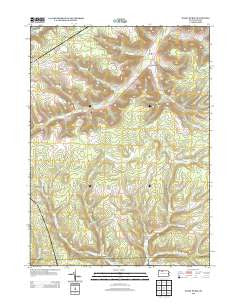 Hazel Hurst Pennsylvania Historical topographic map, 1:24000 scale, 7.5 X 7.5 Minute, Year 2013