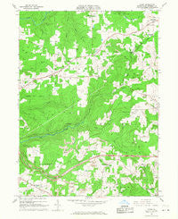 Hazen Pennsylvania Historical topographic map, 1:24000 scale, 7.5 X 7.5 Minute, Year 1966