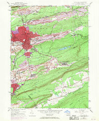 Hazleton Pennsylvania Historical topographic map, 1:24000 scale, 7.5 X 7.5 Minute, Year 1947