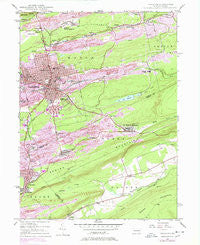 Hazleton Pennsylvania Historical topographic map, 1:24000 scale, 7.5 X 7.5 Minute, Year 1947