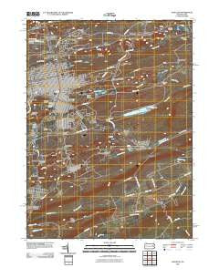 Hazleton Pennsylvania Historical topographic map, 1:24000 scale, 7.5 X 7.5 Minute, Year 2010